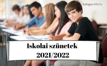Iskolai szünetek 2021/2022