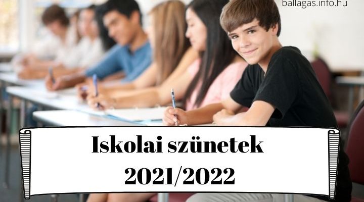 Iskolai szünetek 2021/2022