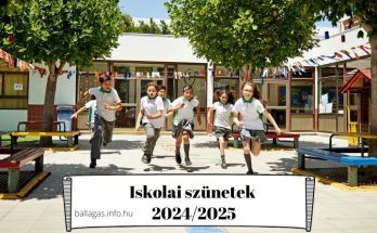 iskolai szünetek 2024/2025