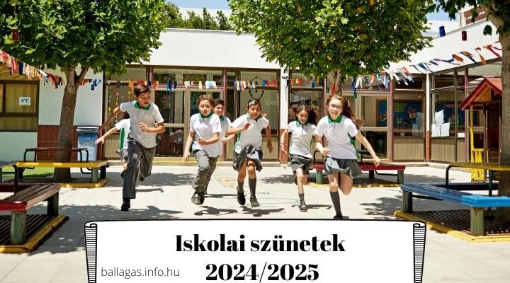 iskolai szünetek 2024/2025