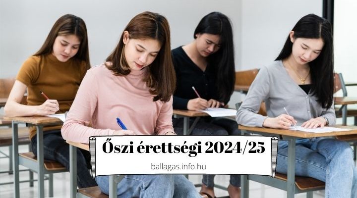 őszi érettségi 2024/25